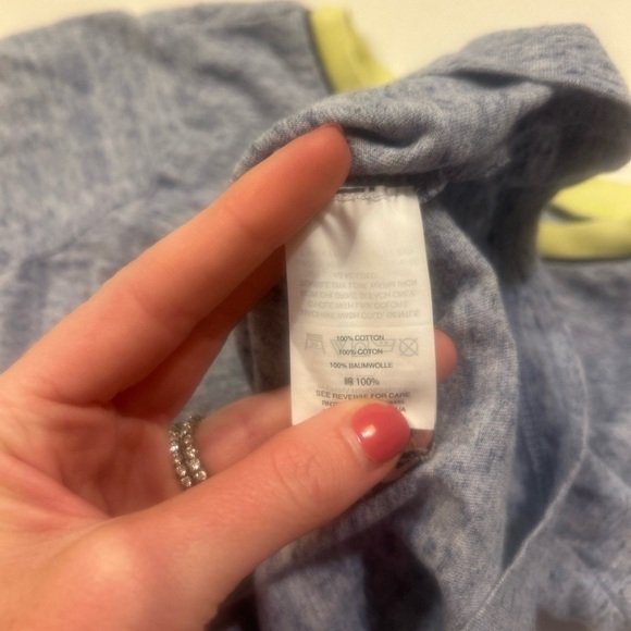 Crewcuts Gray/blue Tee with Yellow Trim 3T - Picture 3 of 3